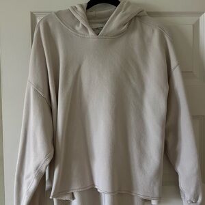 Abercrombie Soft A&F Collection Cream Hoodie